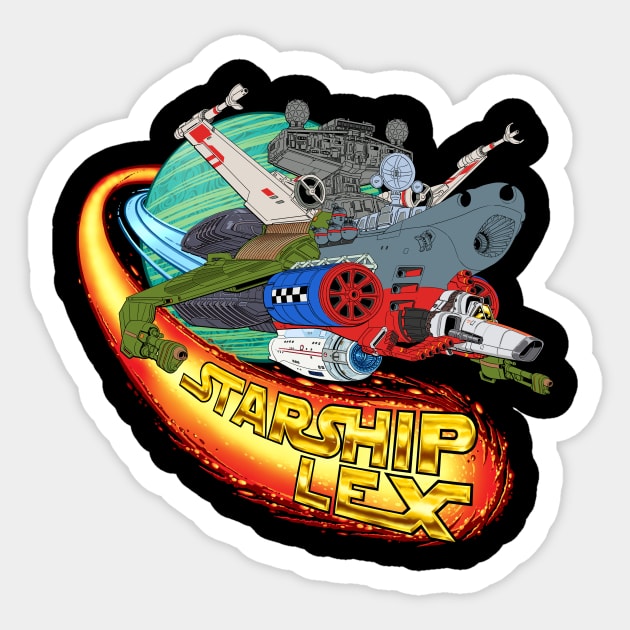 Starship Lex Sticker by EterniaDreams